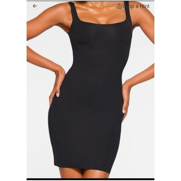 Skims Body Tank Dress onyx small NWT - Picture 2 of 4
